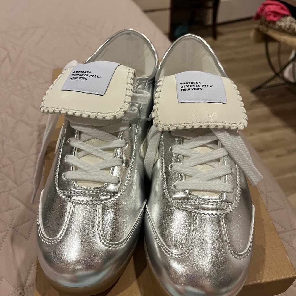 Steve madden Margiela Silver Women's Sneakers - Picture 8 of 11